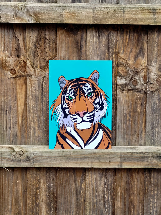 Tiger illustration - A4